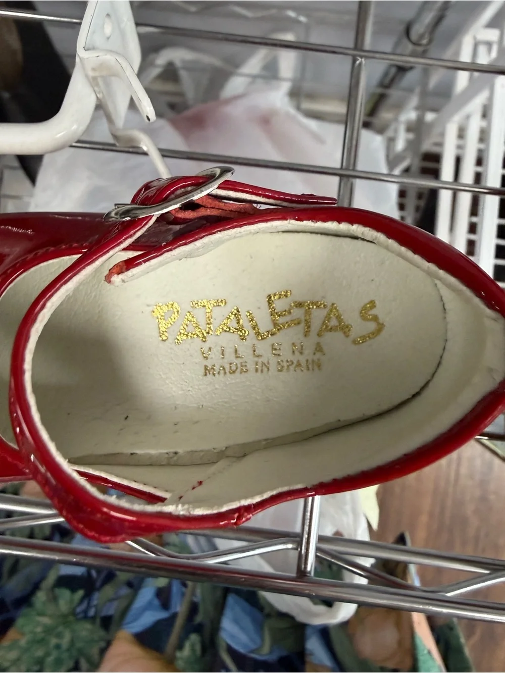 Baby Shoes-Glossy Red Patent Mary Jane Brand New No Box. Made in Spain